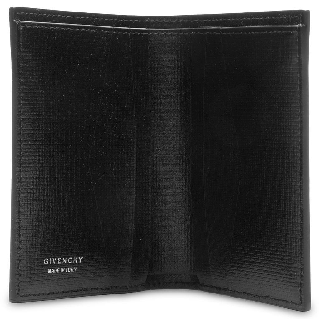 4G Leather Card Holder Black