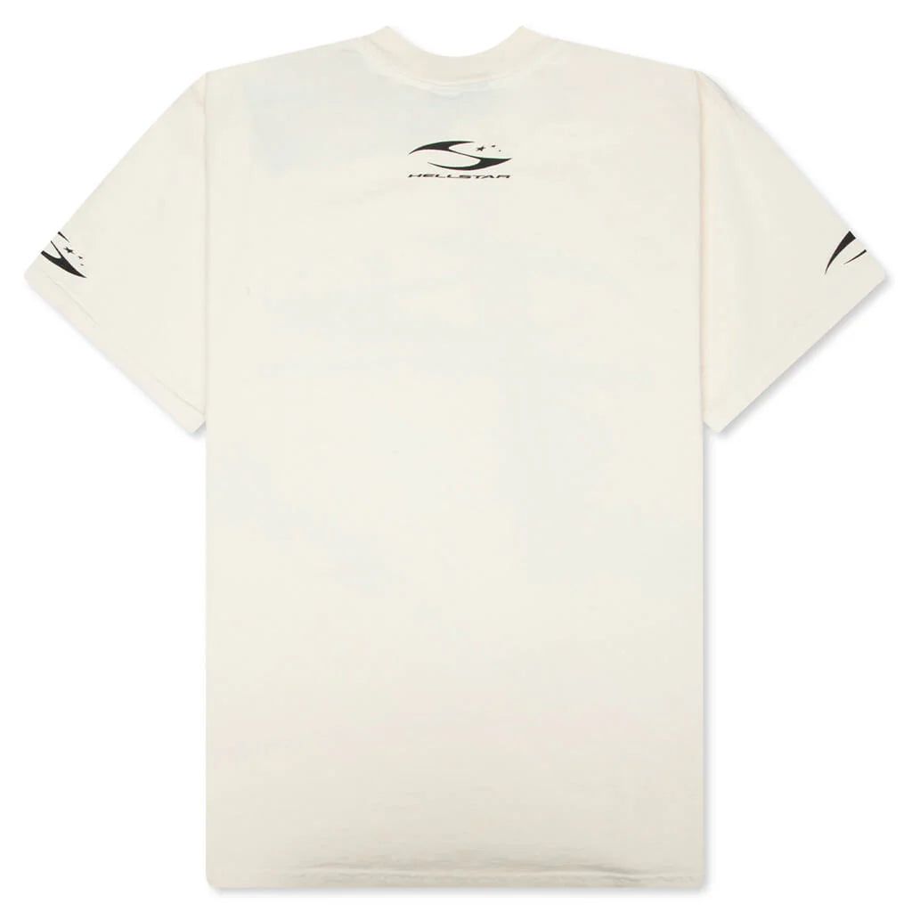 H Cursive Logo T Shirt White