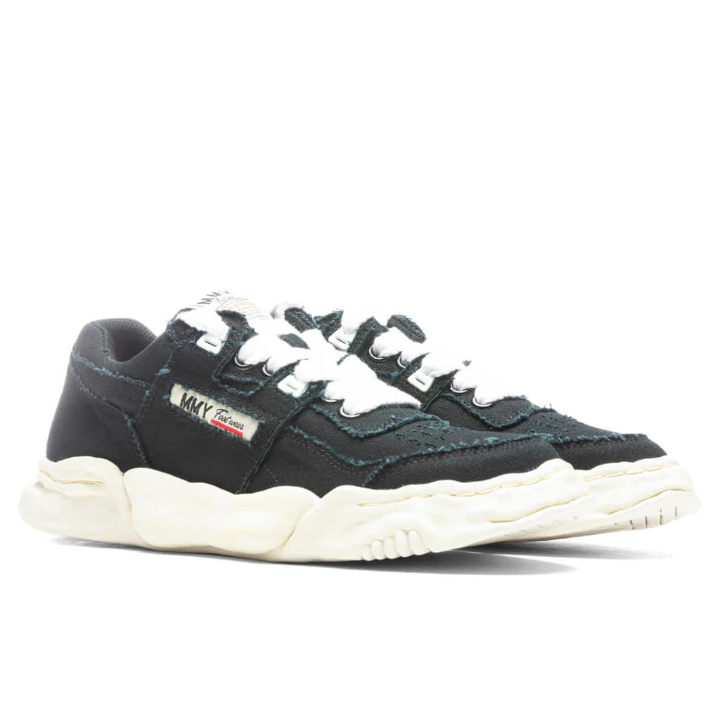 Parker Low OG Sole Canvas Sneaker Perforated Black
