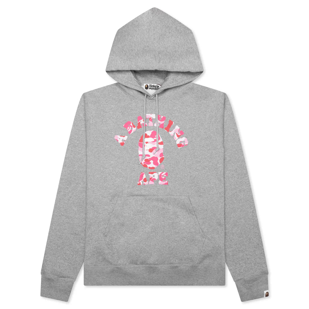 Abc Camo College Pullover Hoodie Gray