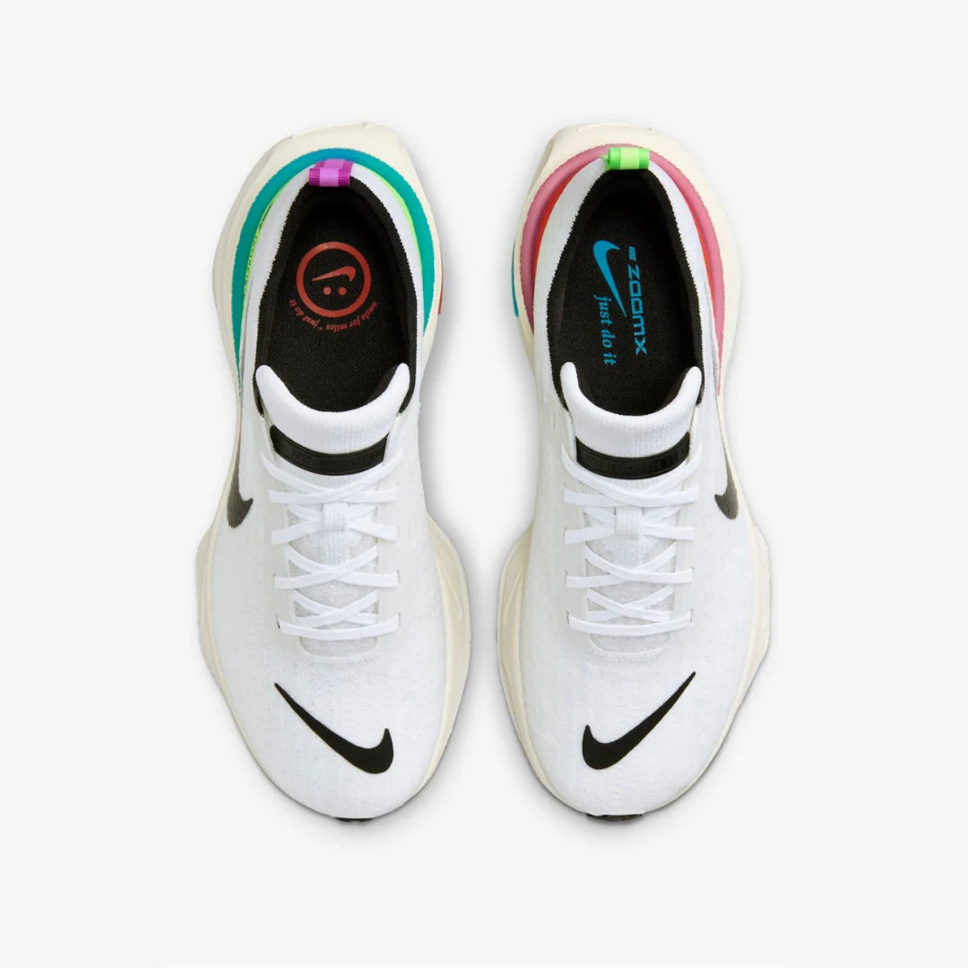 Nike Invincible Run 3 Branco Lime Blast Blue Lightning Preto