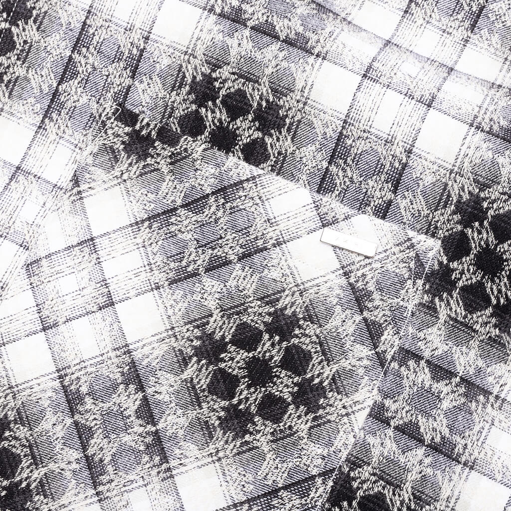 MA Quad Jacquard Flannel Black