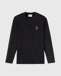 Muskoka Long Sleeve Tee Garment Dyed Black