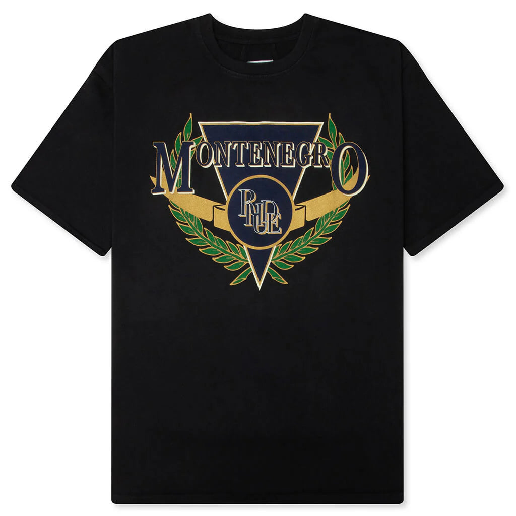 Montenegro Regatta Tee Vintage Black Navy Green