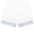 Embroidered Linen Shorts Le Fil De La Musique