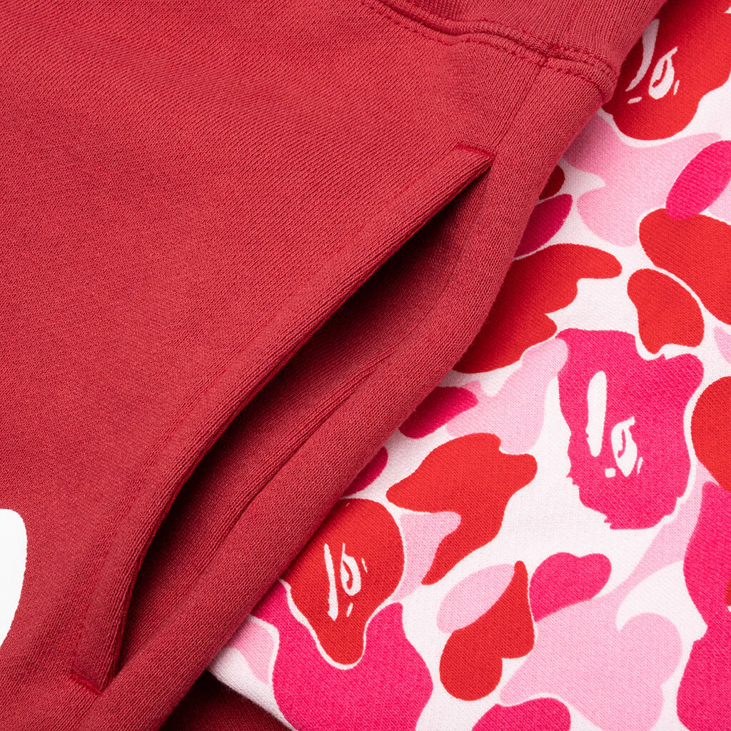 Abc Camo Side Shark Sweat Shorts Pink