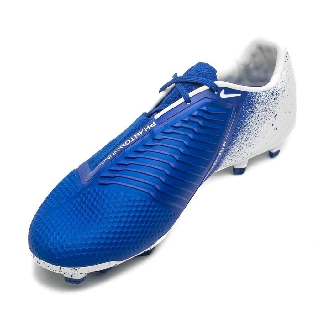 Nike Phantom Venom Elite FG Firm Ground Soccer Cleats White Racer Blue