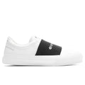 City Sport Sneakers w Elastic White Black