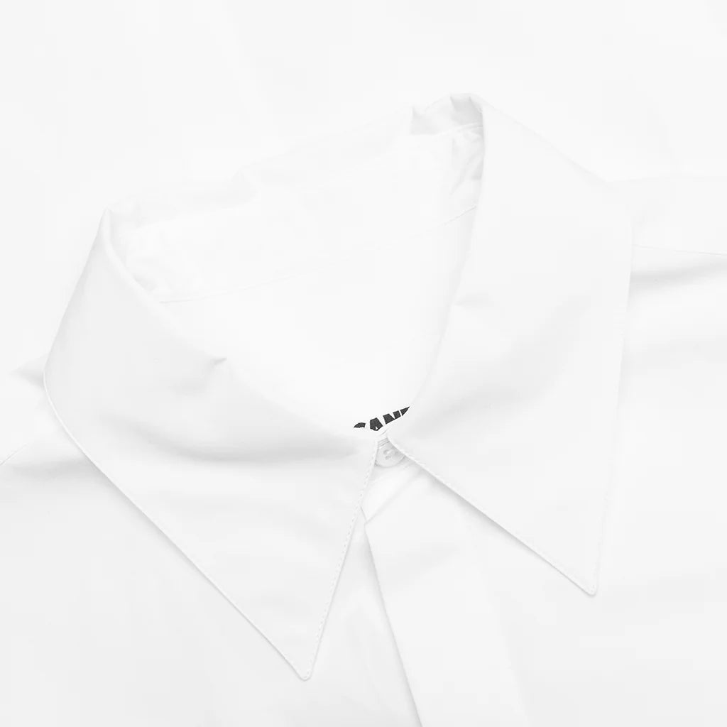 Heavy Organic Cotton Poplin Shirt 131 Optic White