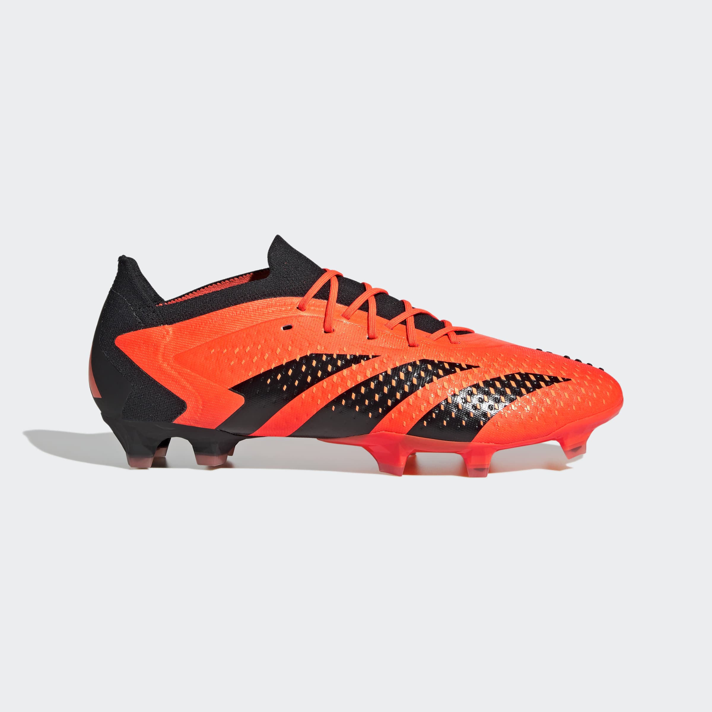 adidas Predator Accuracy1 Low FG Firm Ground Soccer Cleats Solar Orange Black