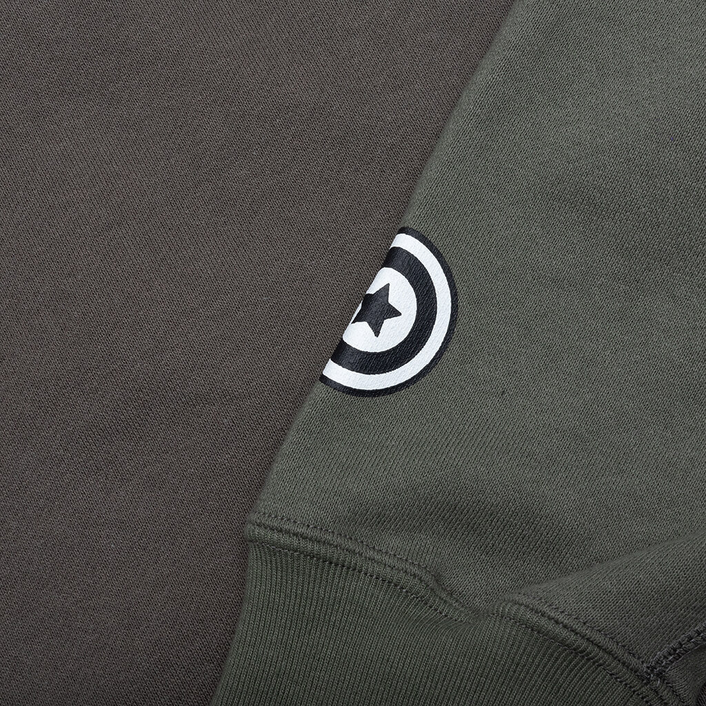 Shark Full Zip Hoodie 2 Olive Drab