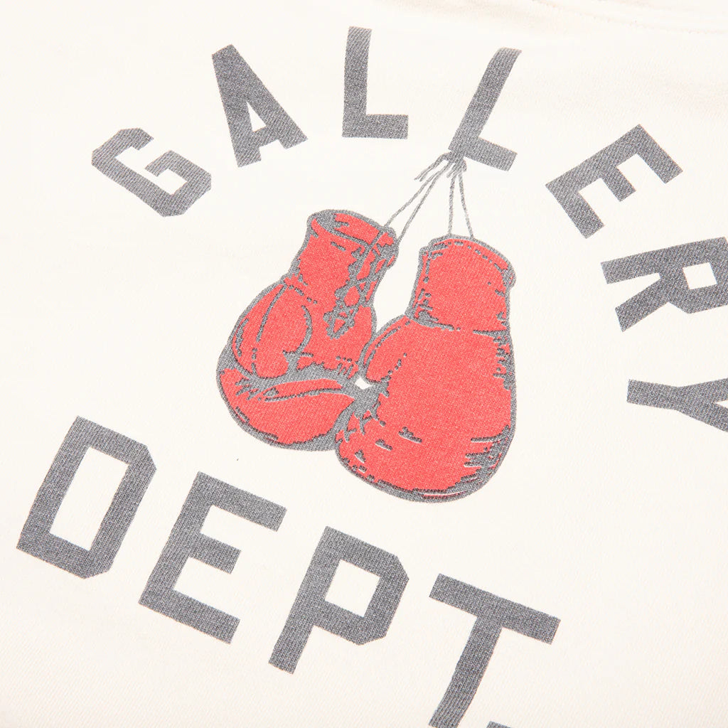 Boxing Merch Hoodie Cream