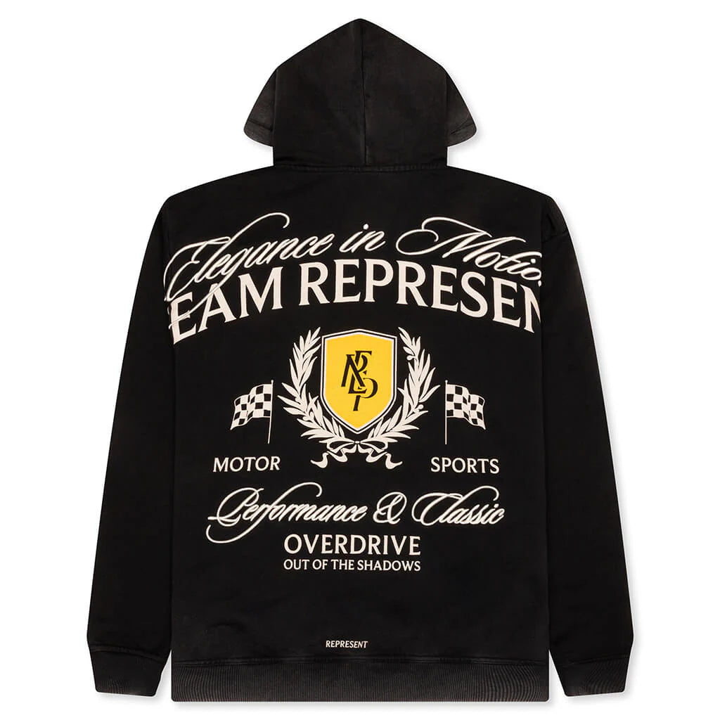 Crest Hoodie Vintage Black