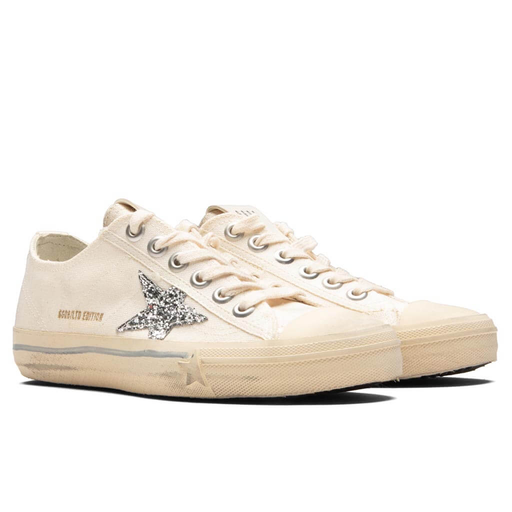 Womens V Star 2 Canvas Beige Silver