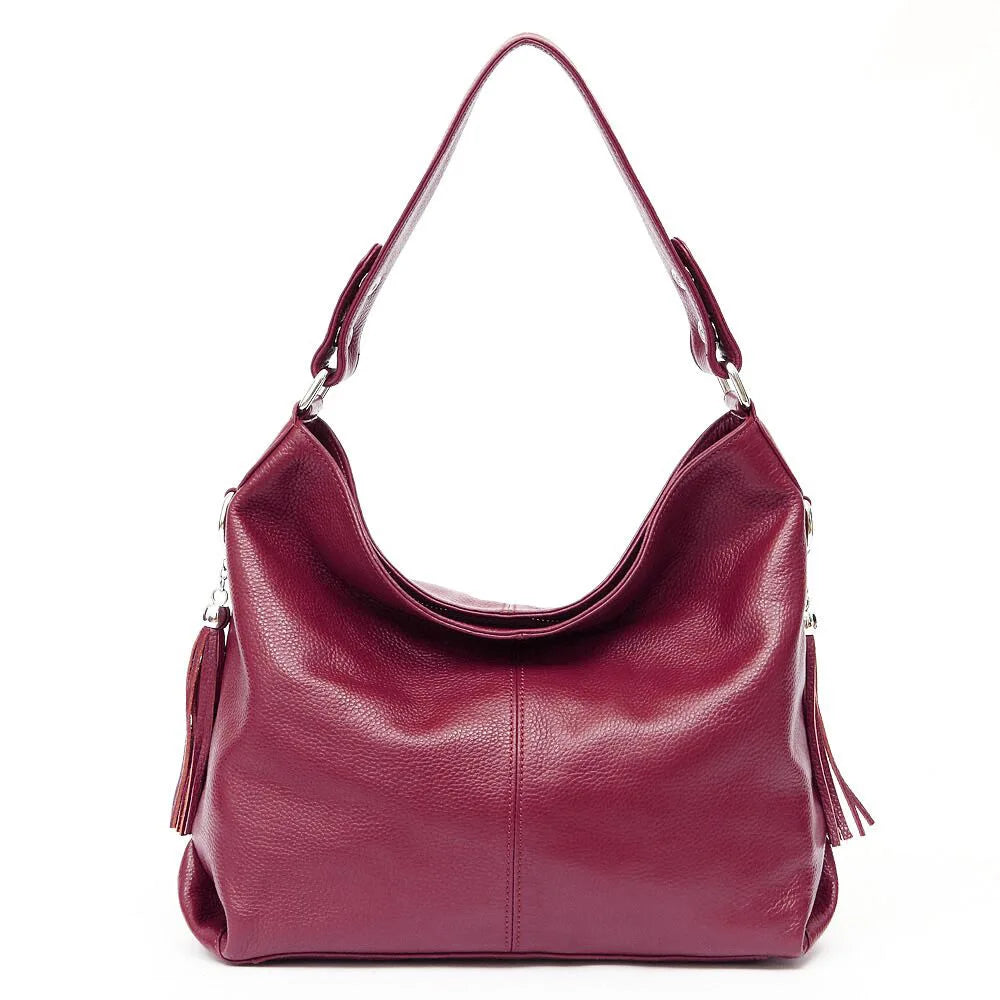 Bolsa de Ombro de Couro Bolzano