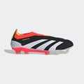 adidas Predator Elite Laceless FG Firm Ground Soccer Cleats Black White Solar Red