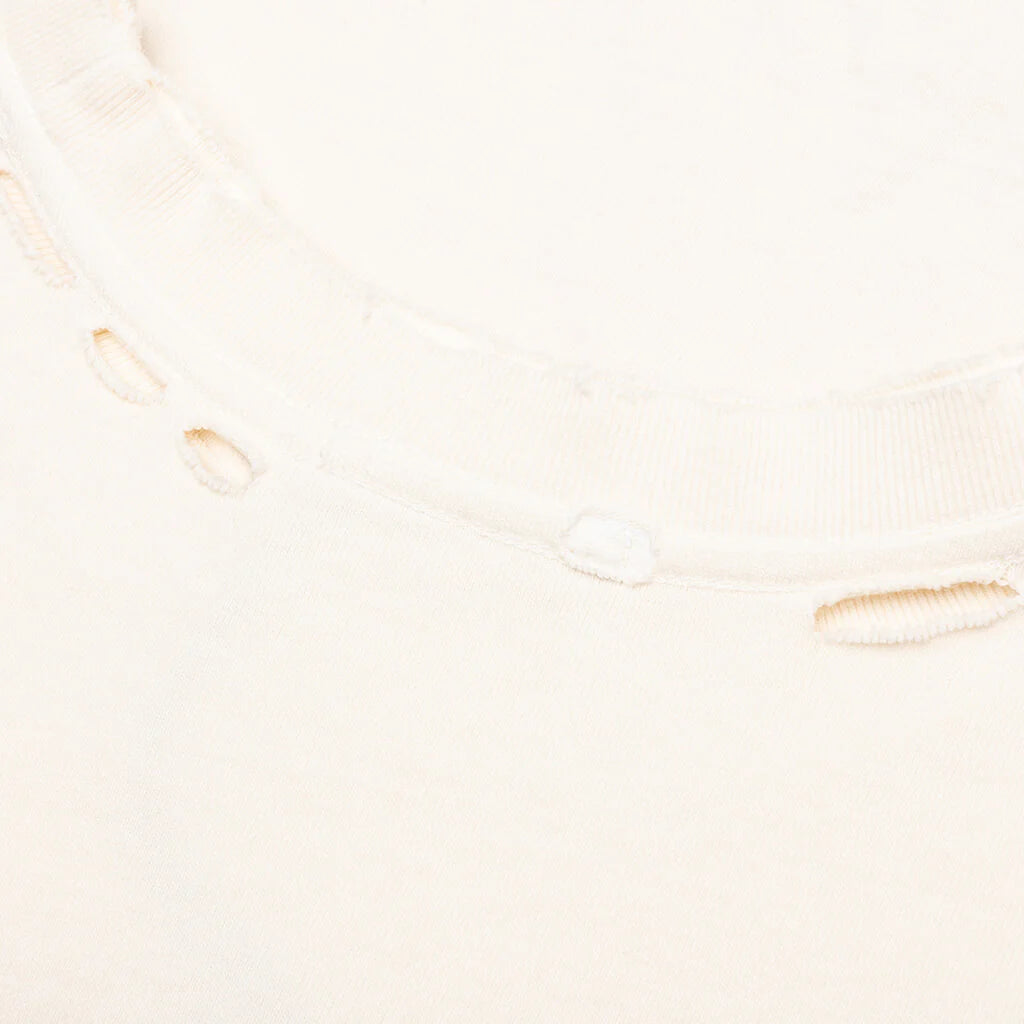 Budweiserria Destroyed Buffalo Tee Off White