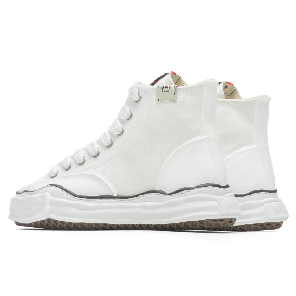Peterson High OG Sole Rubber Painted Canvas Sneaker White