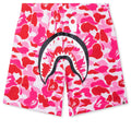 ABC Camo Shark Sweat Shorts Pink