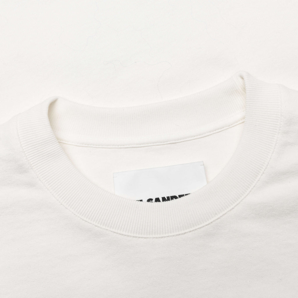 Long Sleeve Logo T Shirt Porcelain