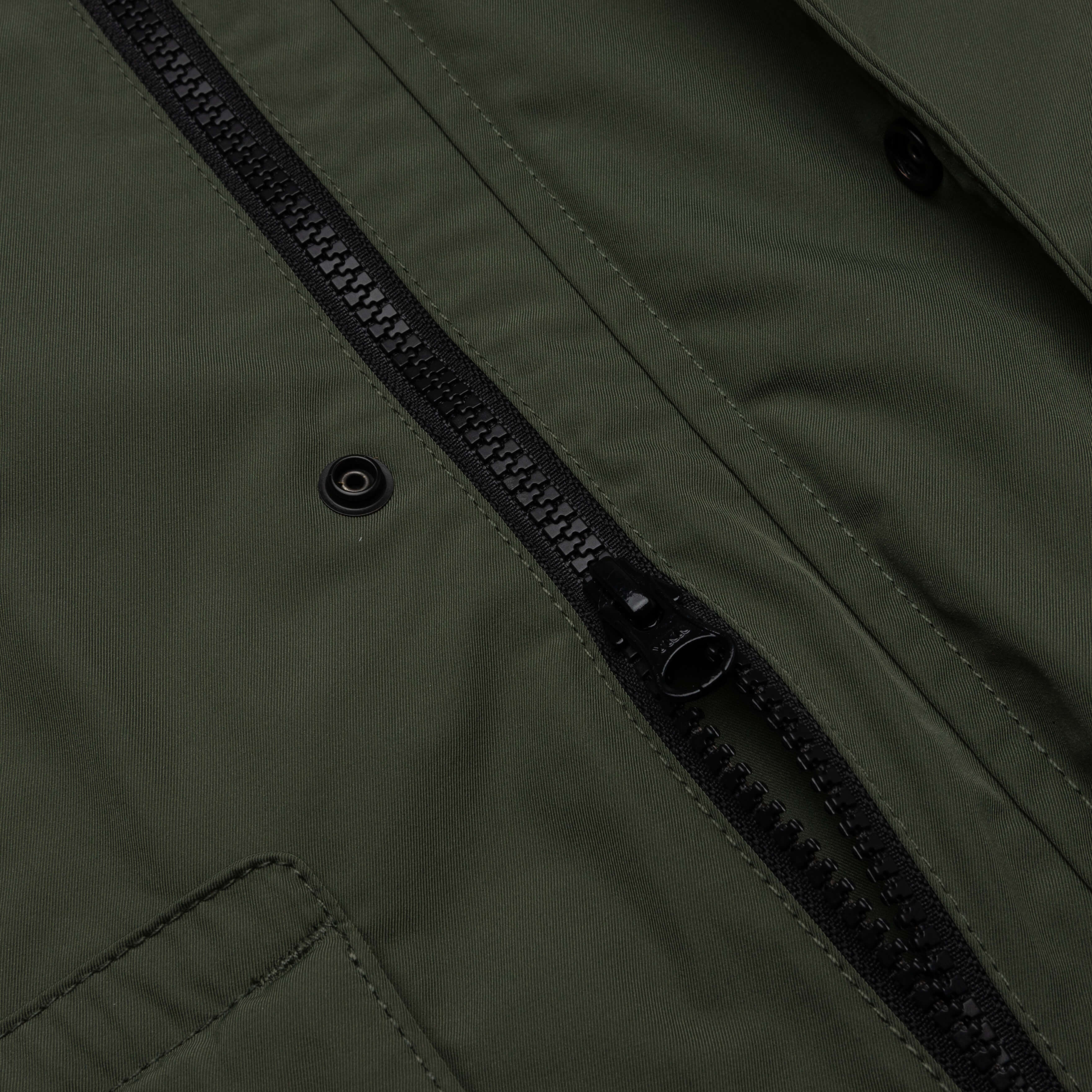 Micro Twill Hooded Jacket Musk
