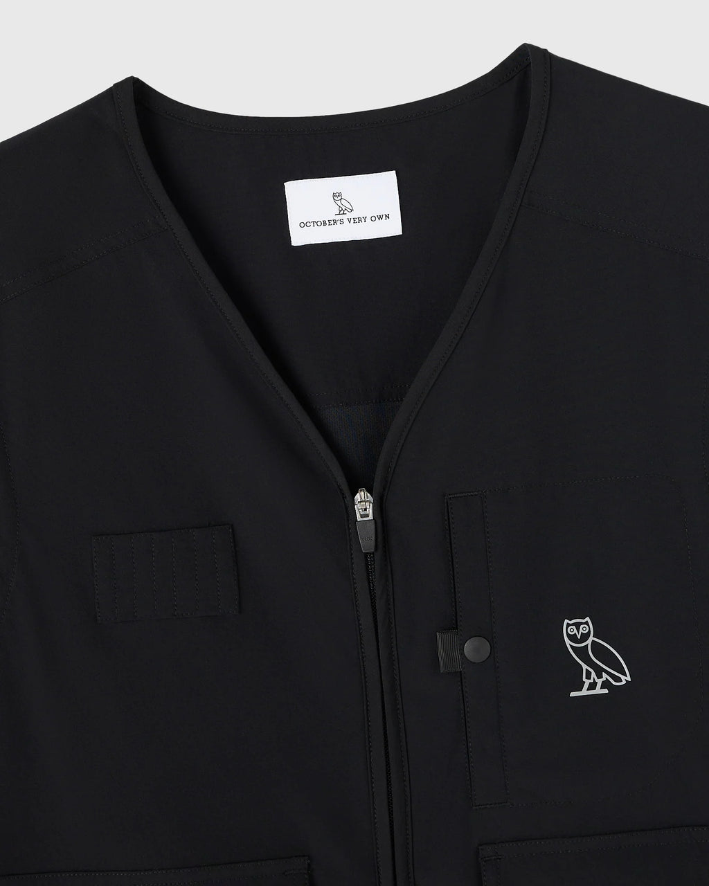 OVO Golf Stretch Nylon Vest Black
