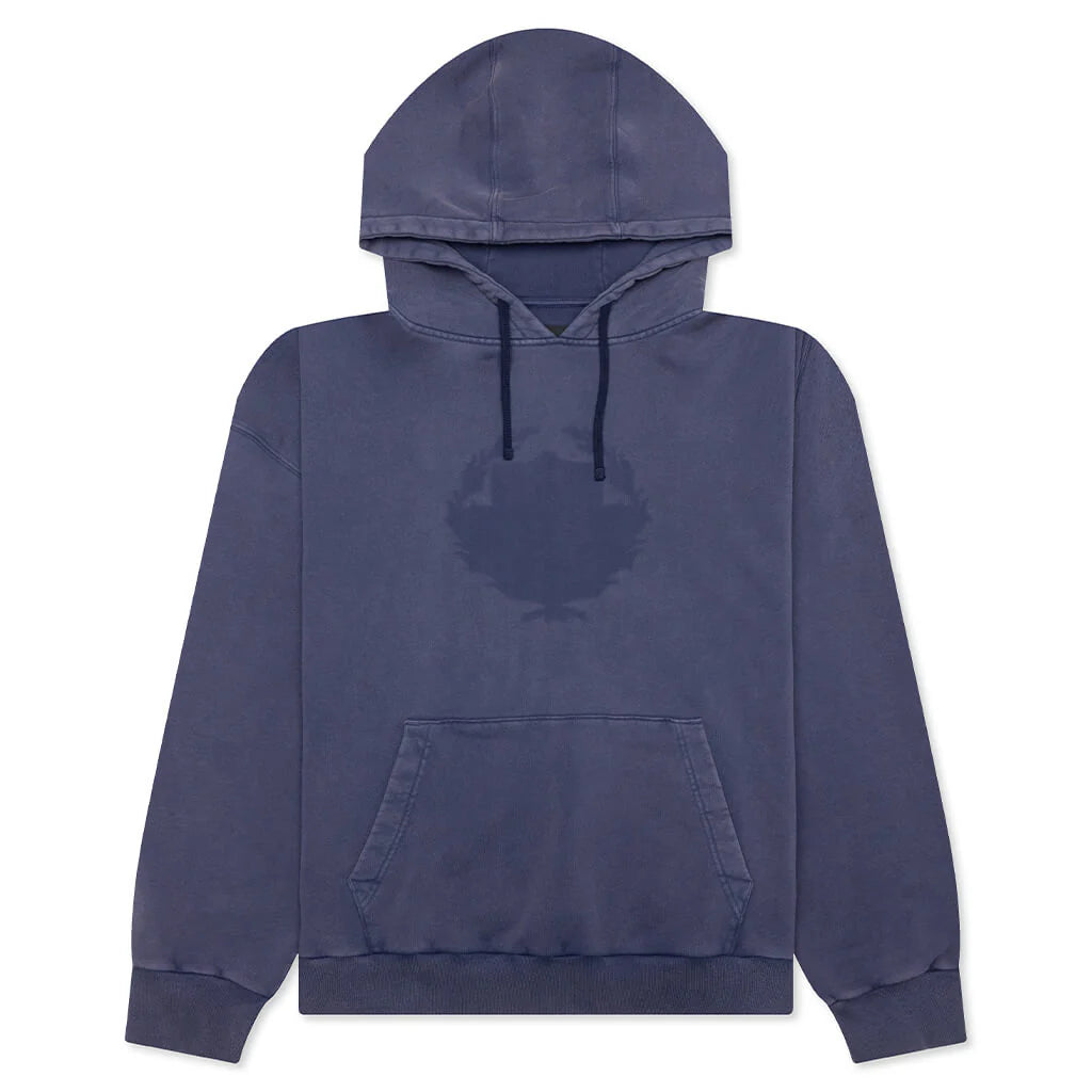 Shadow Oversized Hoodie Medium Blue