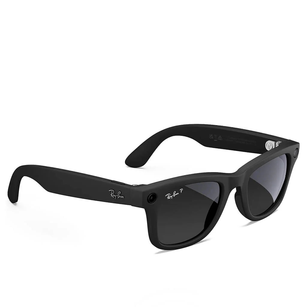 Meta Wayfarer Matte Black Polar Gradient Graphite