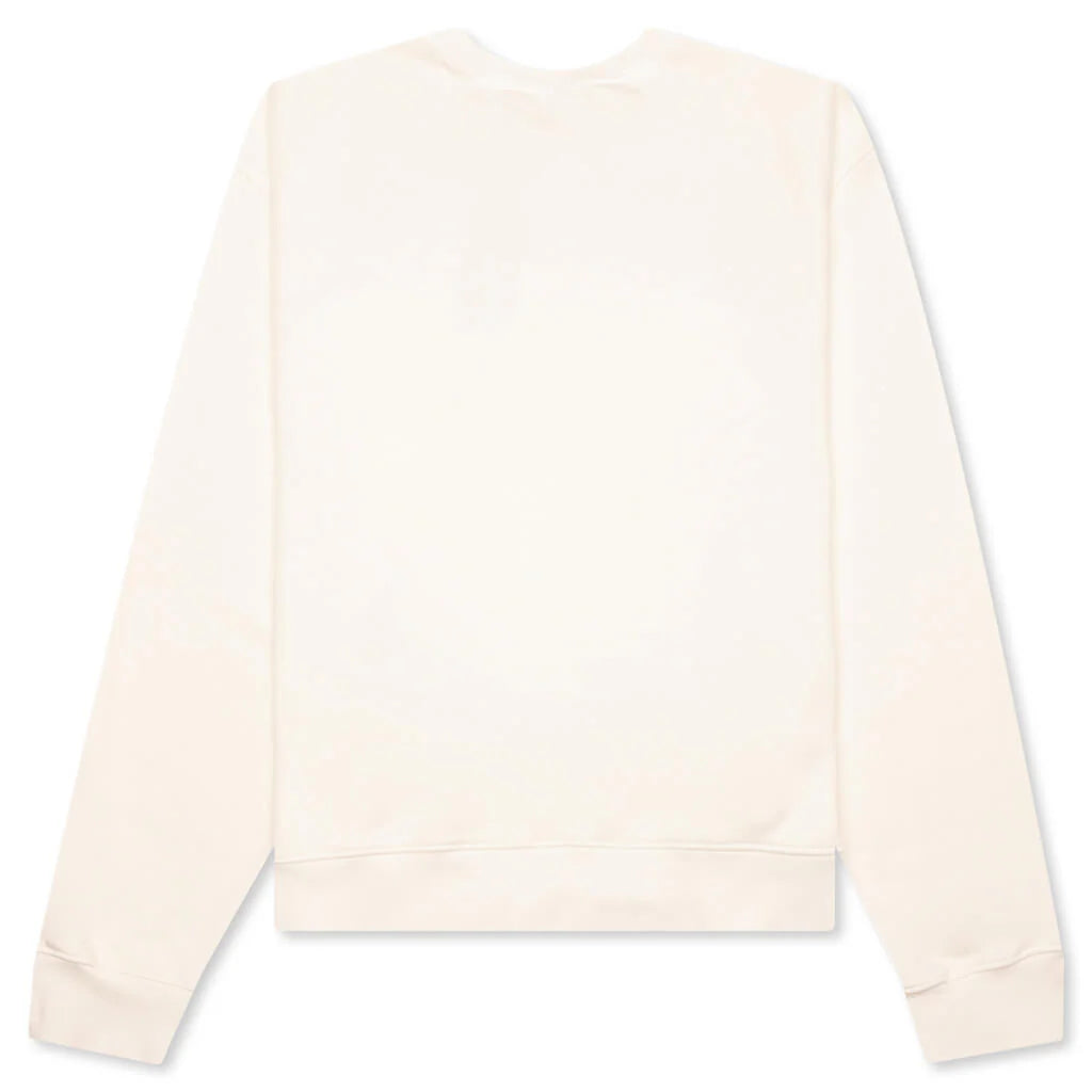 Crystal Bunny Crewneck Vintage White