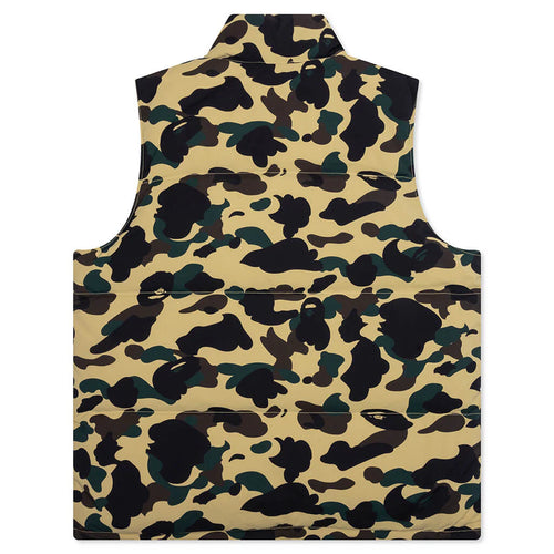 1st Camo Reversible Down Vest Yellow