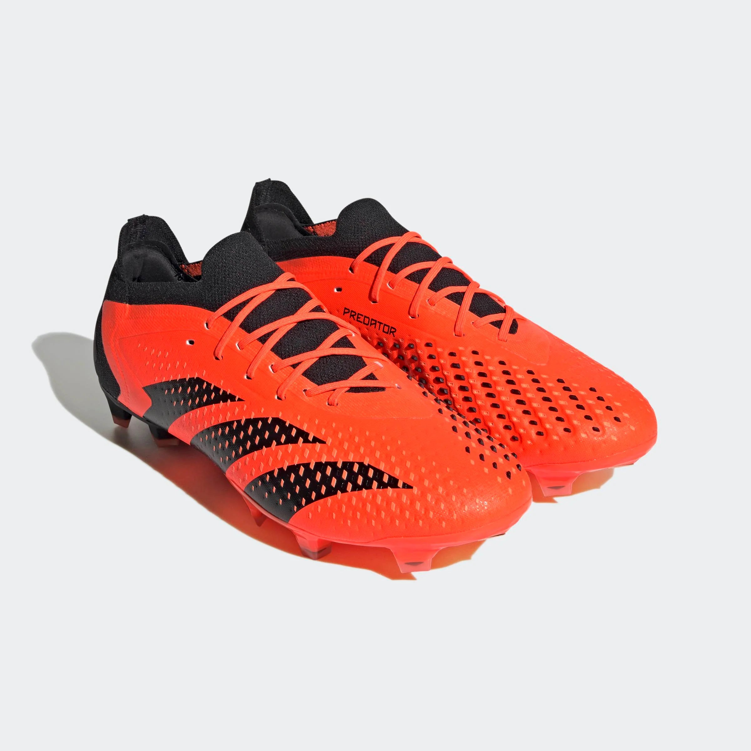 adidas Predator Accuracy1 Low FG Firm Ground Soccer Cleats Solar Orange Black