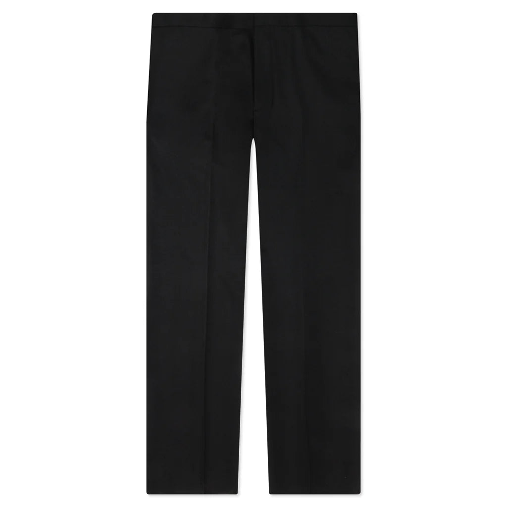 No Side Seam Trousers Black