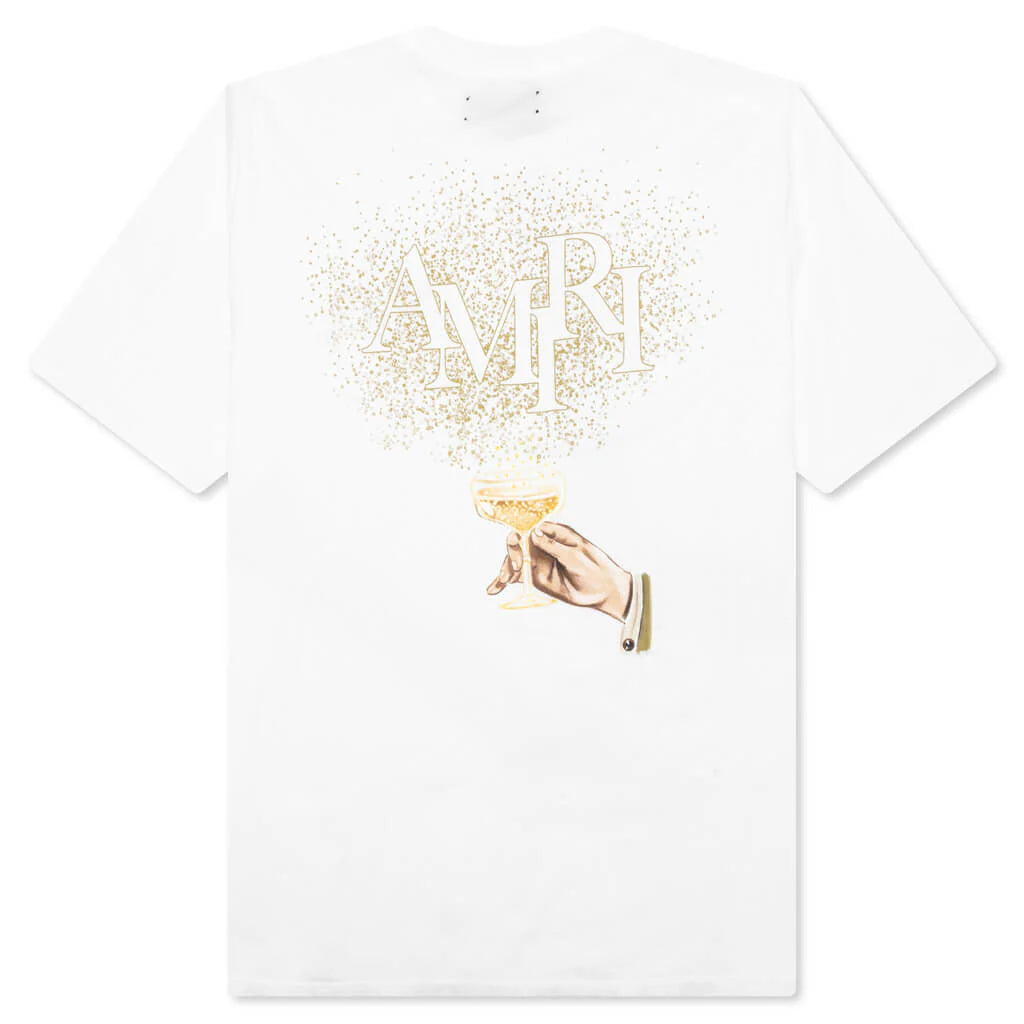 Champagne Tee White