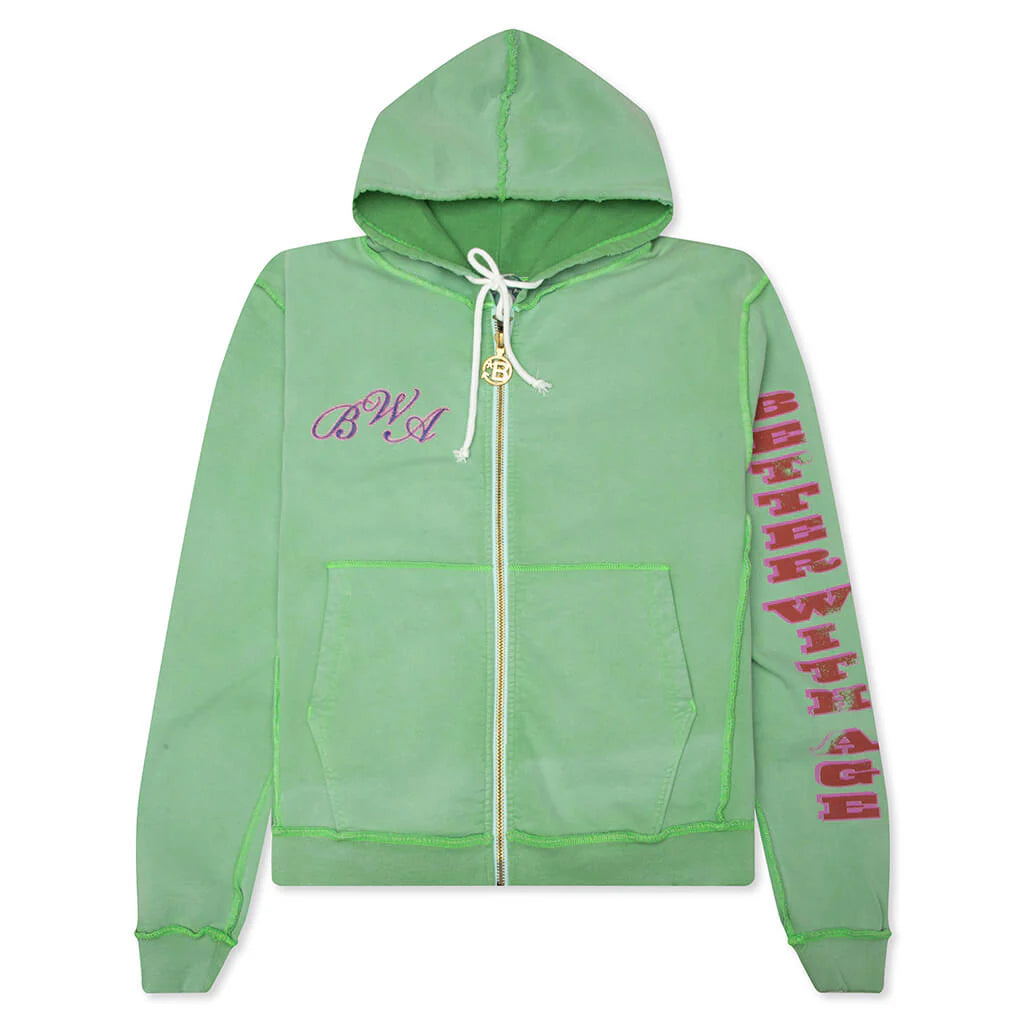Magic Zip Up Hoodie Sage