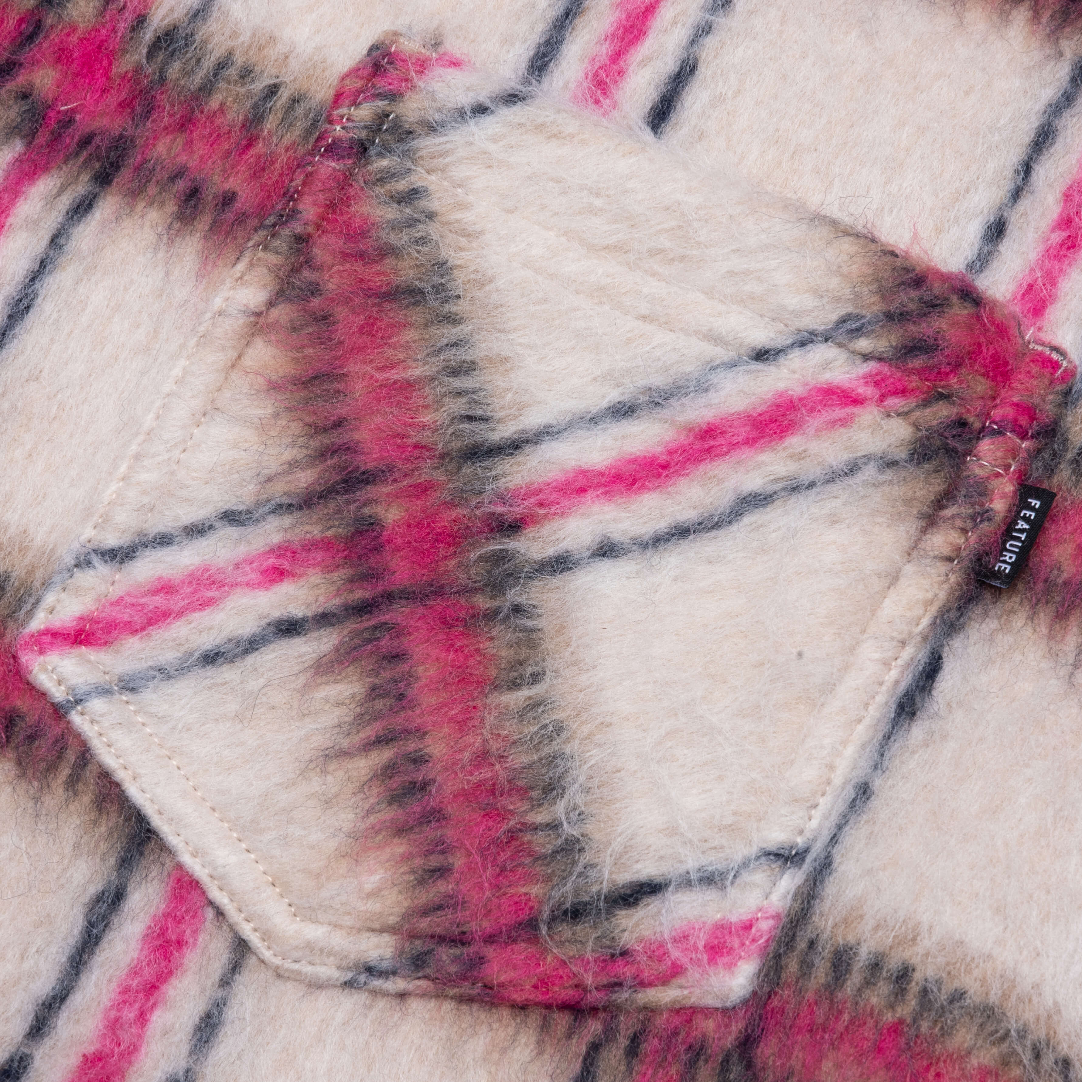 Mohair Flannel Off White