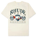 USA Sailing Icon Tee Vintage White Black