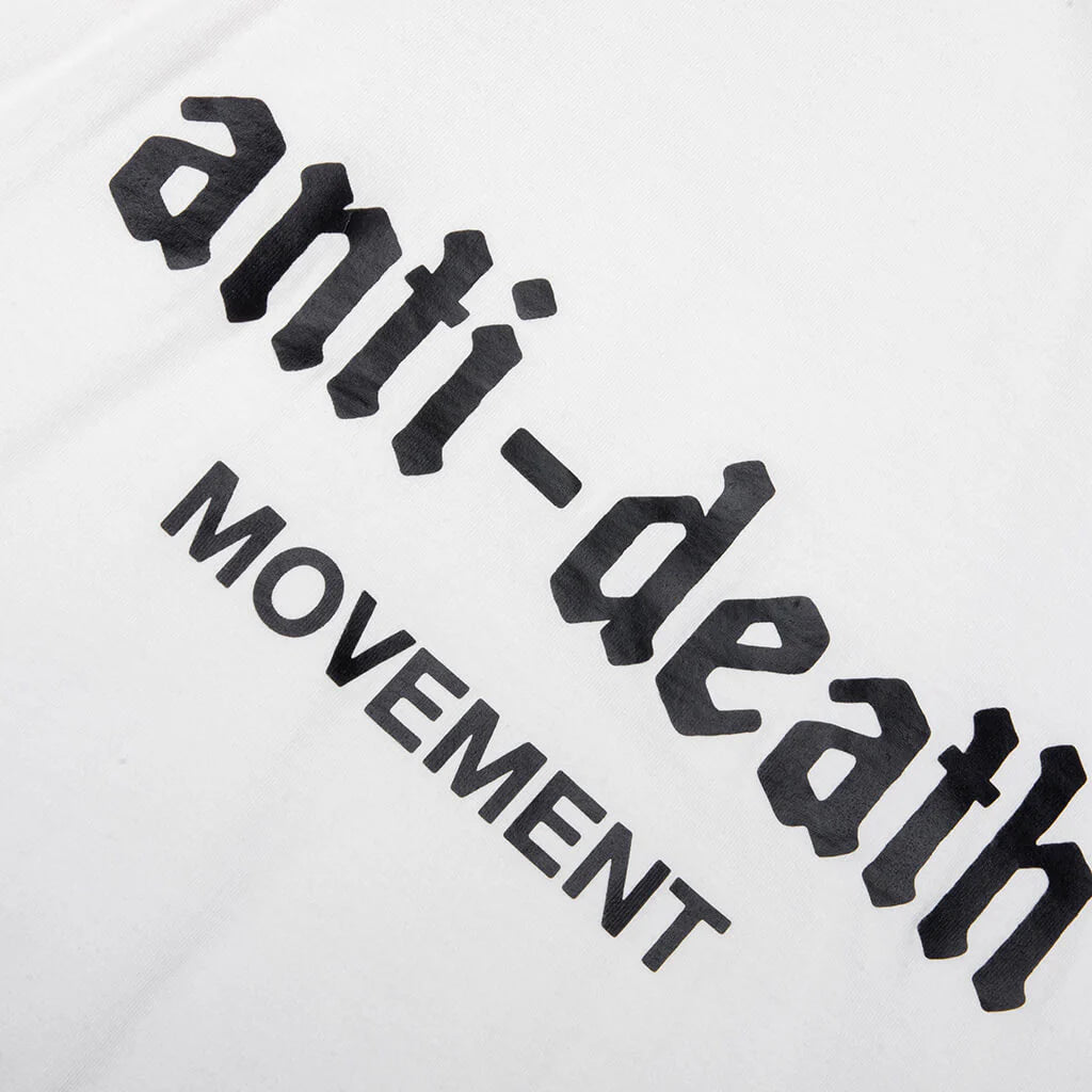Anti Death Enemy L S Tee Max White