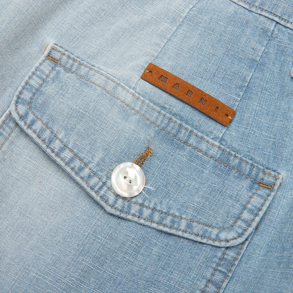 Chambray Shorts Cloud
