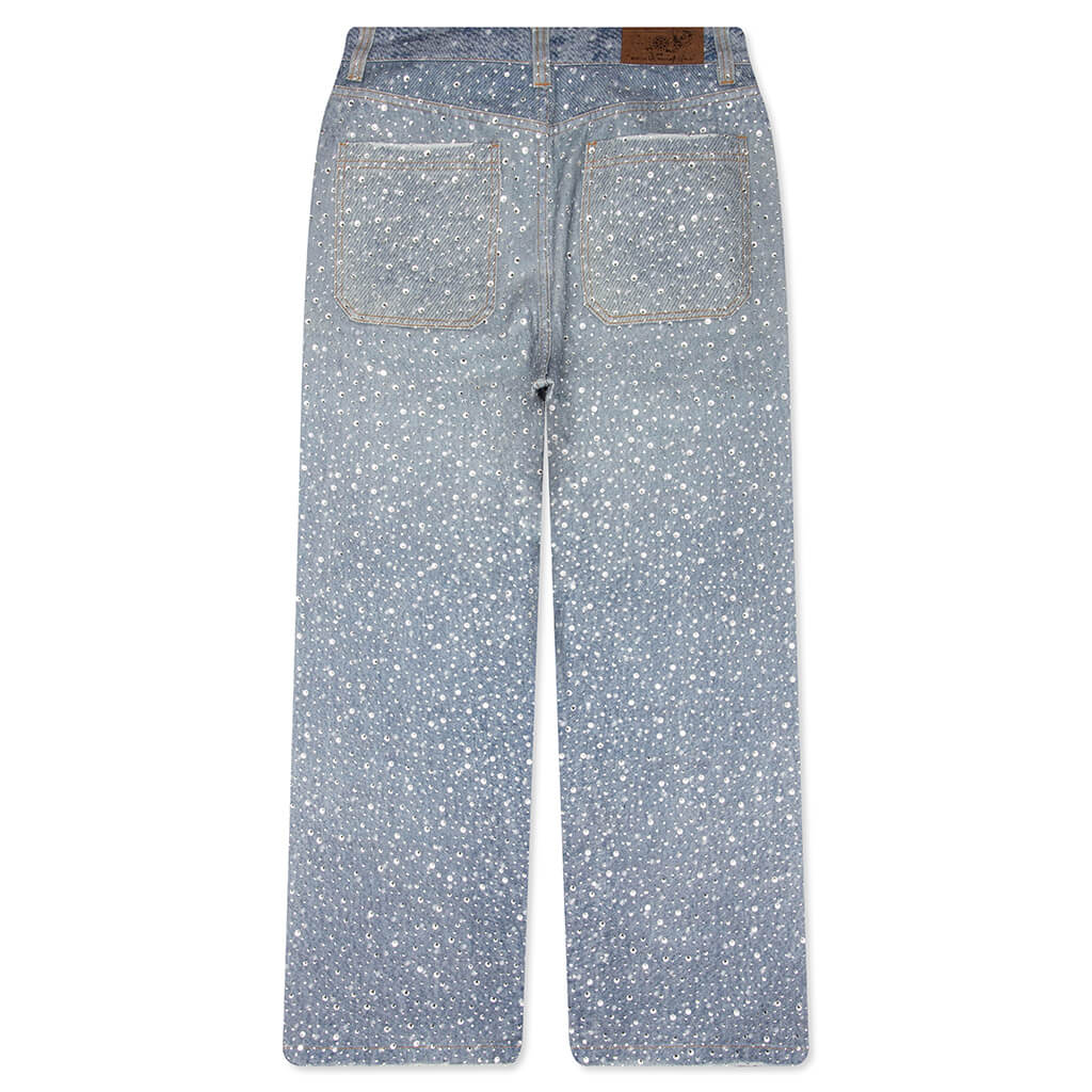 20K Swarovski Diamond Boro Jean Blue