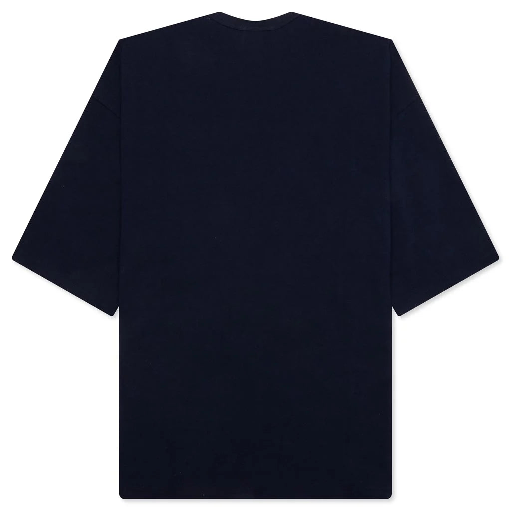 Adjustable Waist Pocket T Shirt Navy