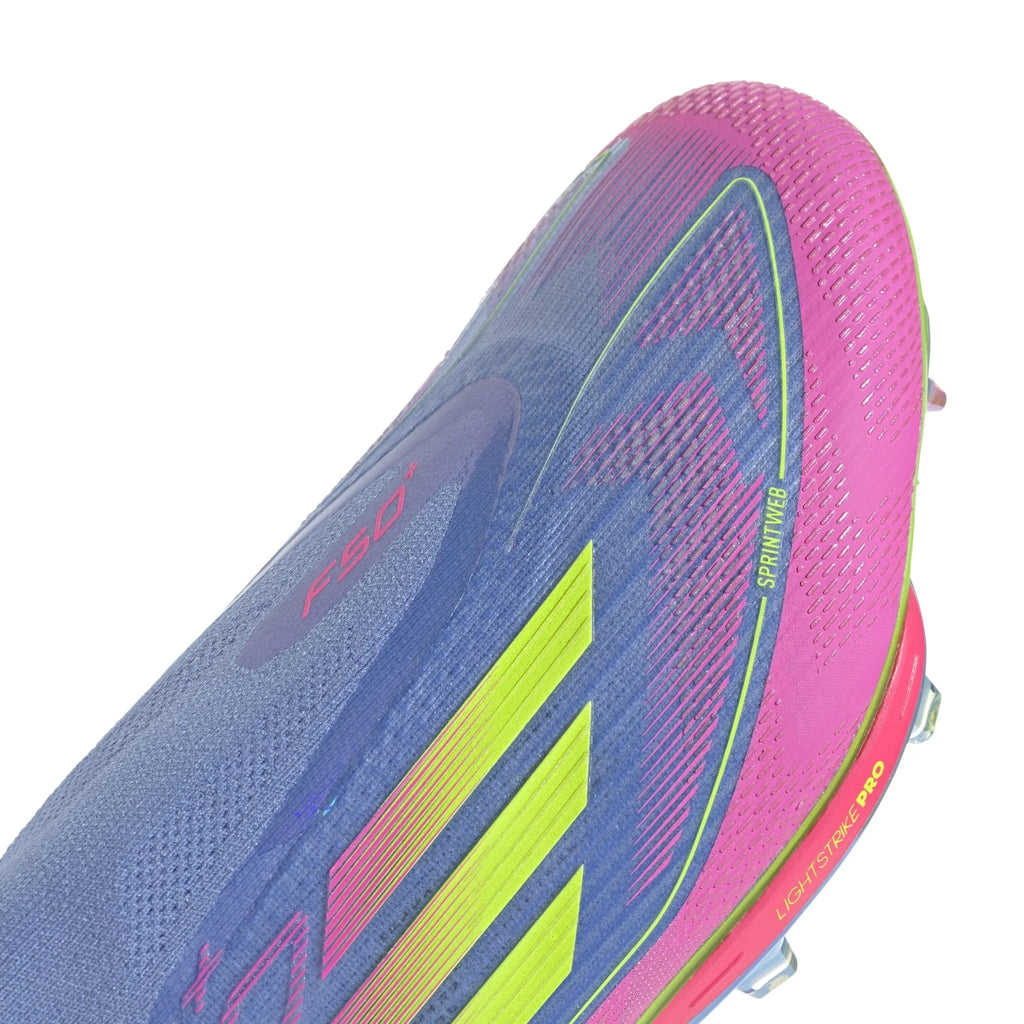 adidas F50 FG Mens Soccer Cleats Blue Fusion Lemon Pink