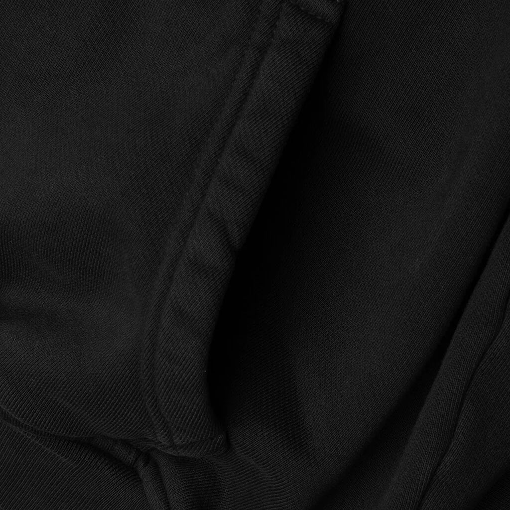 Petrol Patch Hoodie Vintage Black
