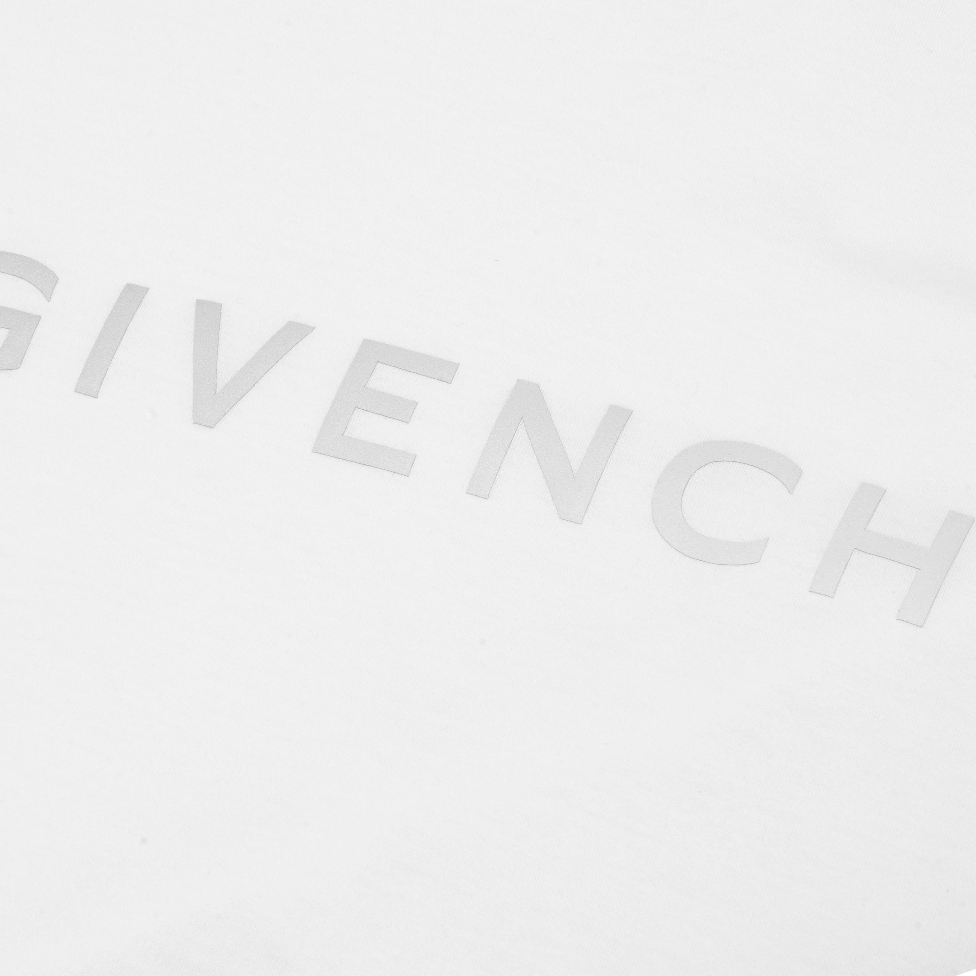 Reflective Slim Fit T Shirt White