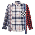 7 Cuts Wide Flannel Shirt Assorted