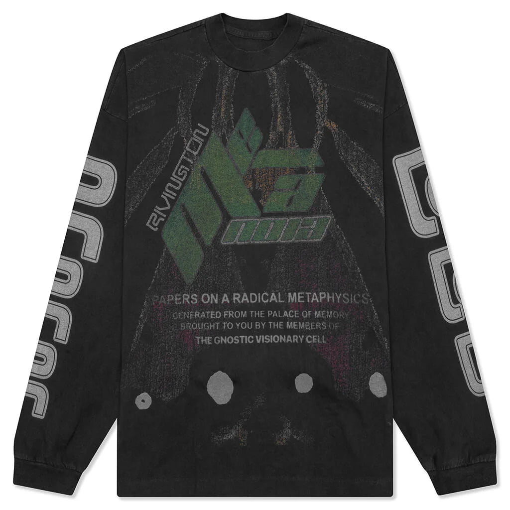 Metamoth 2 Vintage L S Tee Vintage Black