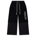 Double Layer Studded Sweatpant Black