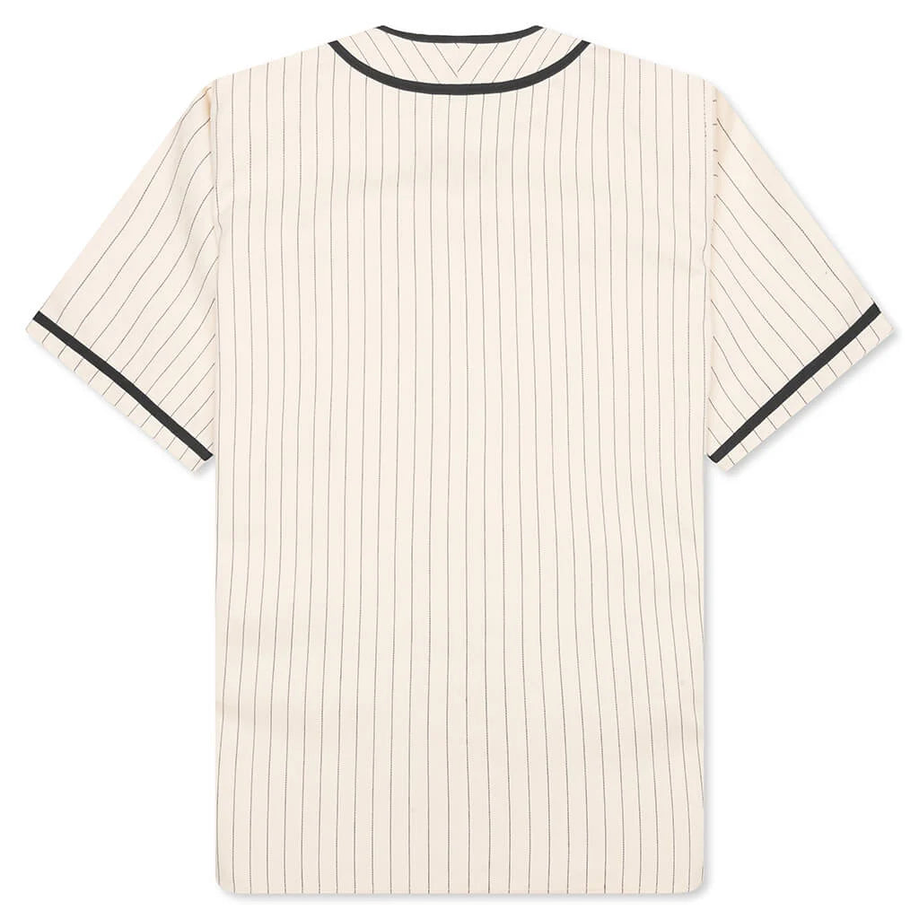 A Bathing Ape Baseball Shirt Ivory