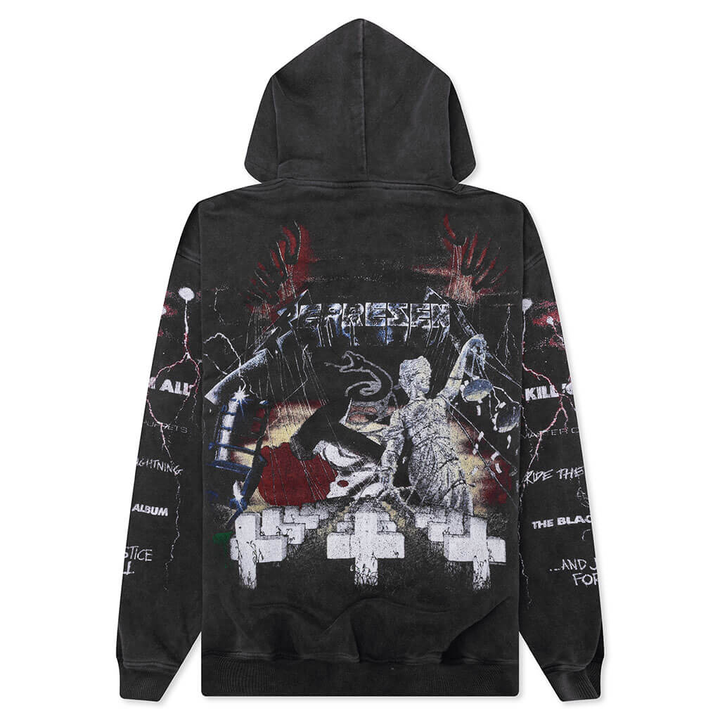 Metallica Master Of Puppets Hoodie Vintage Grey