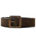 Reversible Leather Belt Cognac Brown Black
