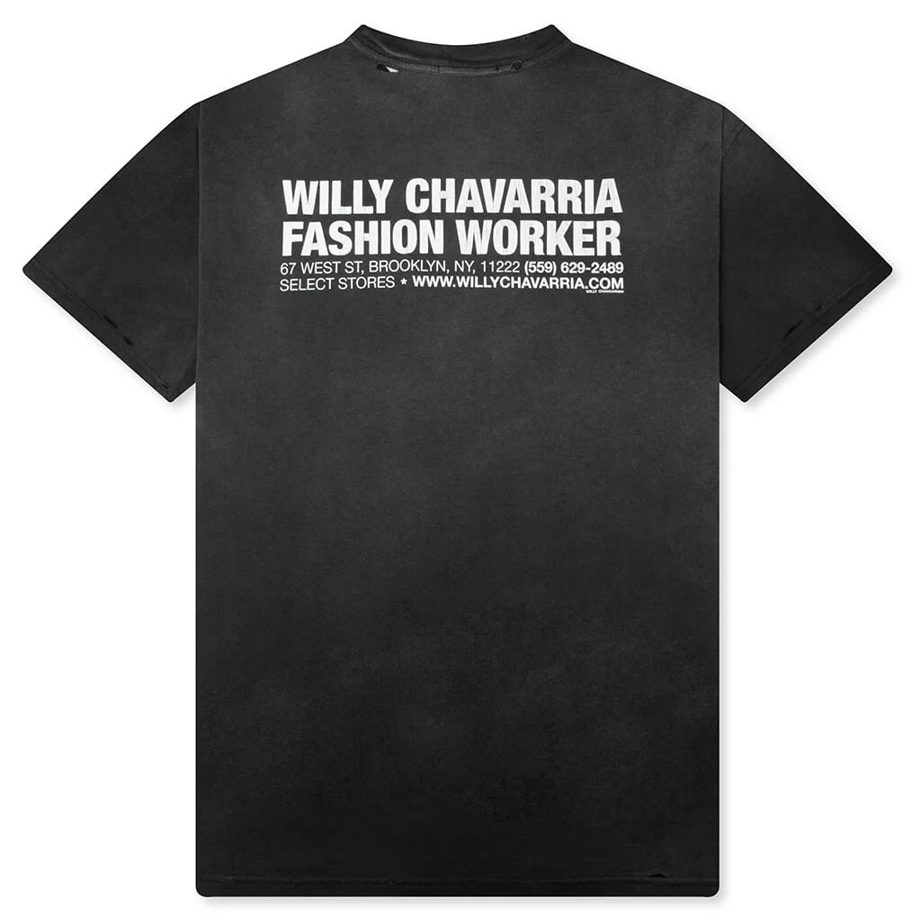 Fashion Worker Tee Black Beauty